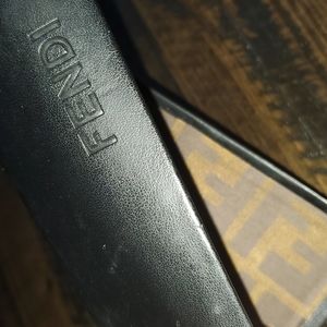 FENDI BLACK CLAMBSHELL TWIST EYEGLASS SUNGLASSES CASE